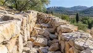 Au cœur d’un mur en pierre sèche en Provence